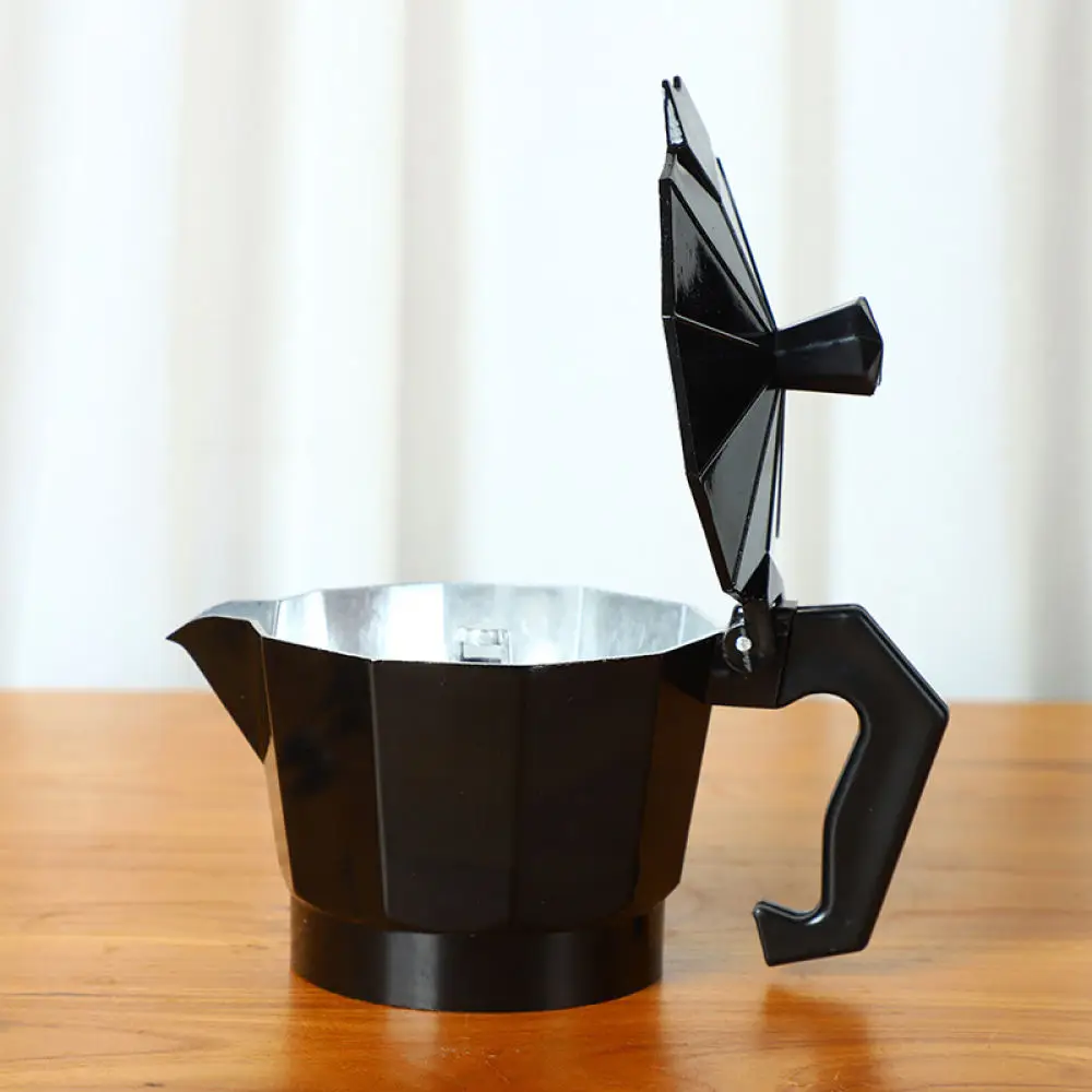 Simple Style Aluminum Espresso Moka Pot Dual Valve Coffee Maker Traditional Italian Percolator Stove Top Extraction