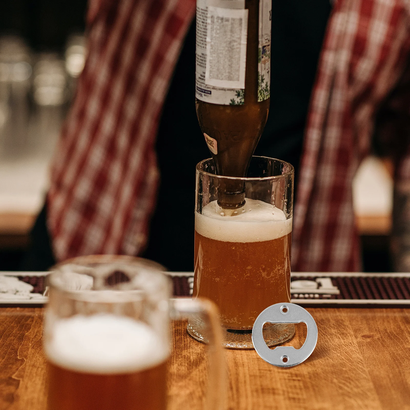 

12pcs Metal Making Tool Accessory Beer Opener Making Tool For Craft Projects Beer Opener Insert Set