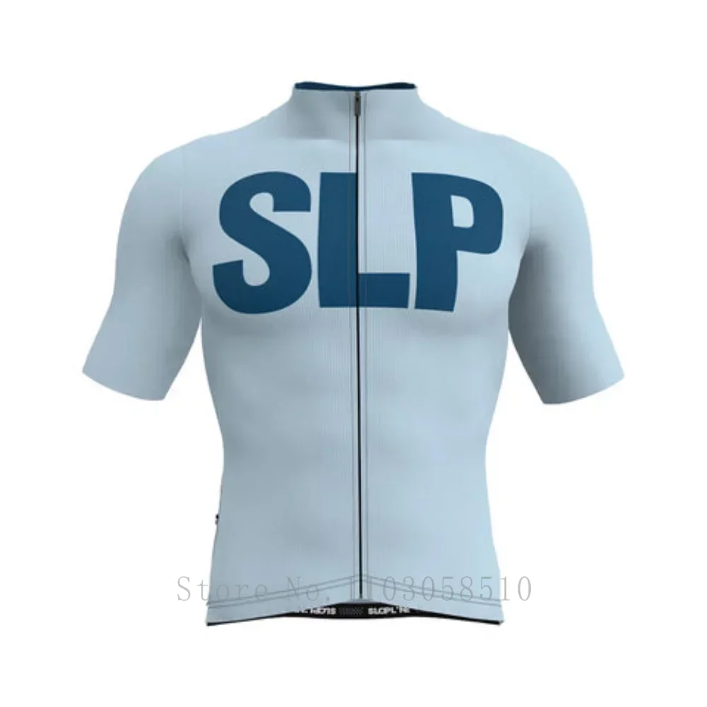 SLP Man Cycling Maillot Elastic Anti-Slip Pro Level Cycling Jersey Man Light Soft Moisture-Wicking Lightweight Cycling Clothing