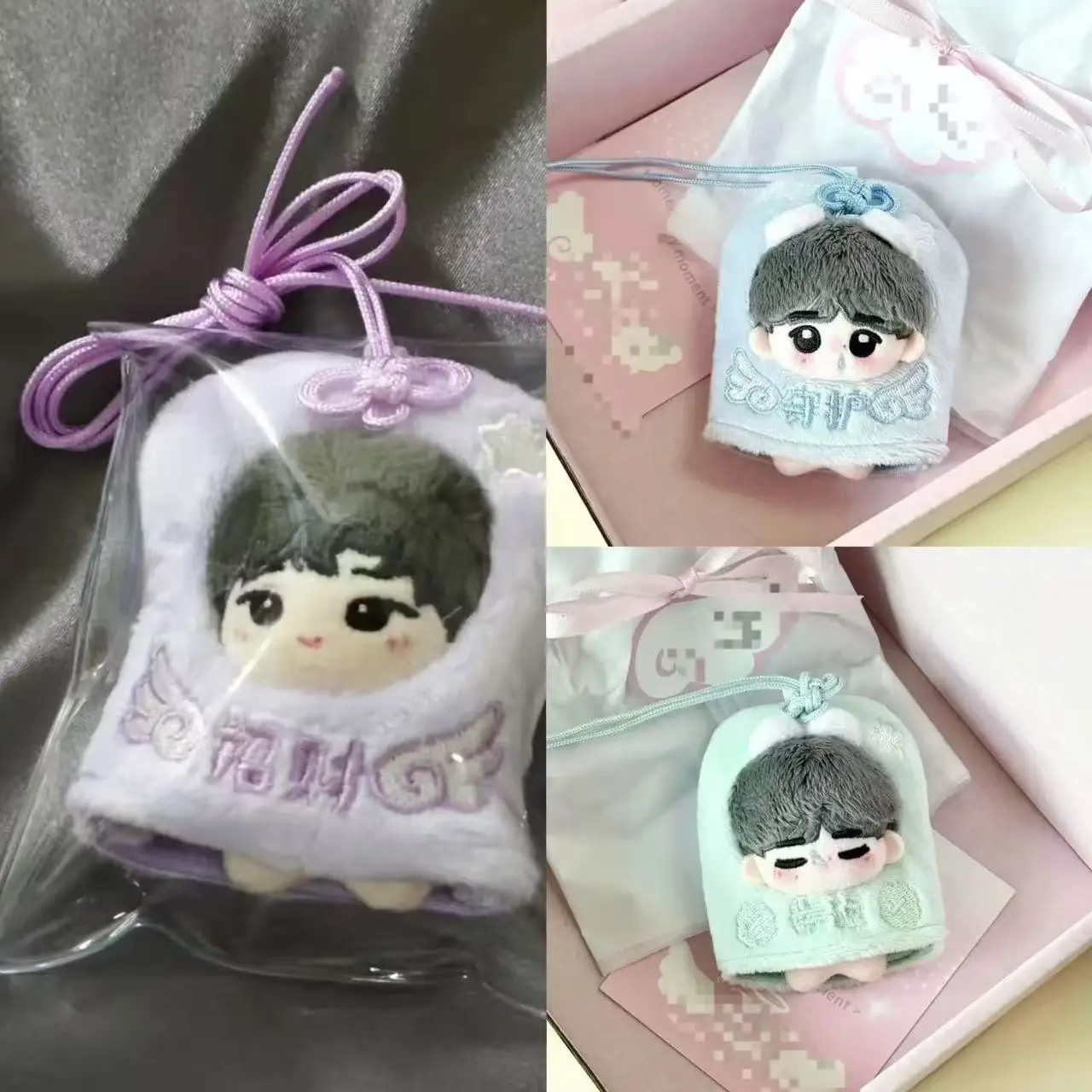 

5 см хлопок кукла кулон накидка одежда костюм счастливый плащ кукла одежда наряд милый 5 см плюшевая кукла-идол нарядный комплект