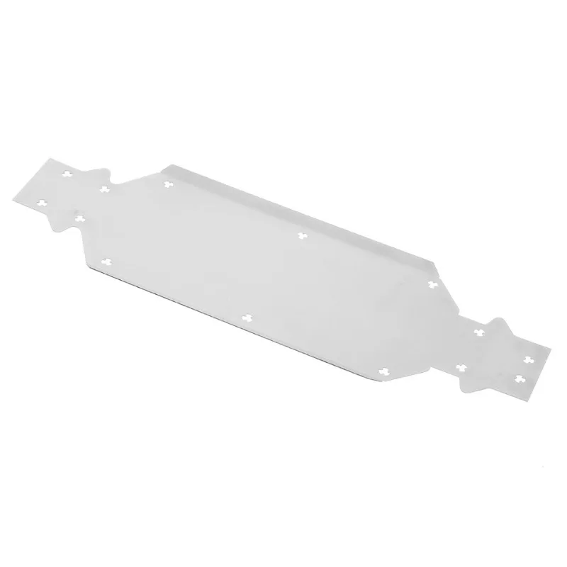 Plaque antidérapante de Protection d'armure de châssis en acier inoxydable, pièce de mise à niveau en métal pour voiture LEILALUO XTS P121/12 RC