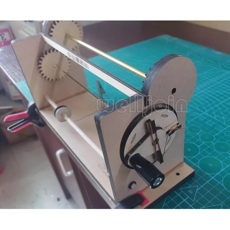 DIY Manual Winding Machine Hobby Model Ship Tool Ropewalk for Standing Rigging Rope Making Model Kit