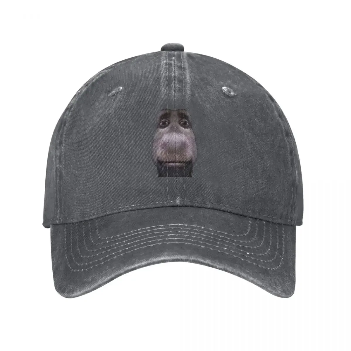 Donkey stares into your soul Baseball Cap Luxury Man Hat derby hat Mountaineering Fishing cap Sun Hats For Women Men's