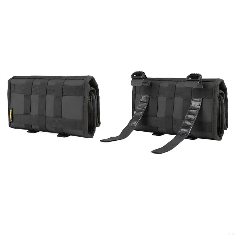 

24BA Light Weight Rollable Tool Bag Multiple Compartments For Bike Maintenance Travel