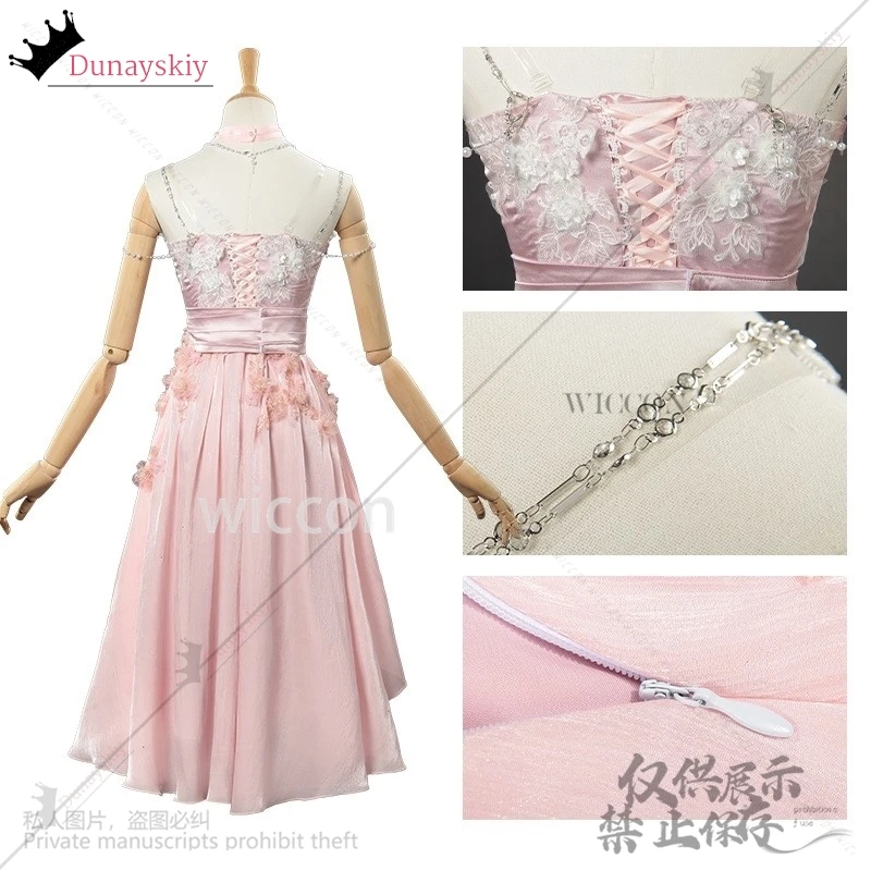 Amor y espacio profundo juego Cosplay Anime heroína Tidewoven pétalos disfraz dulce flor dobladillo Irregular vestido elegante Lolita personalizado