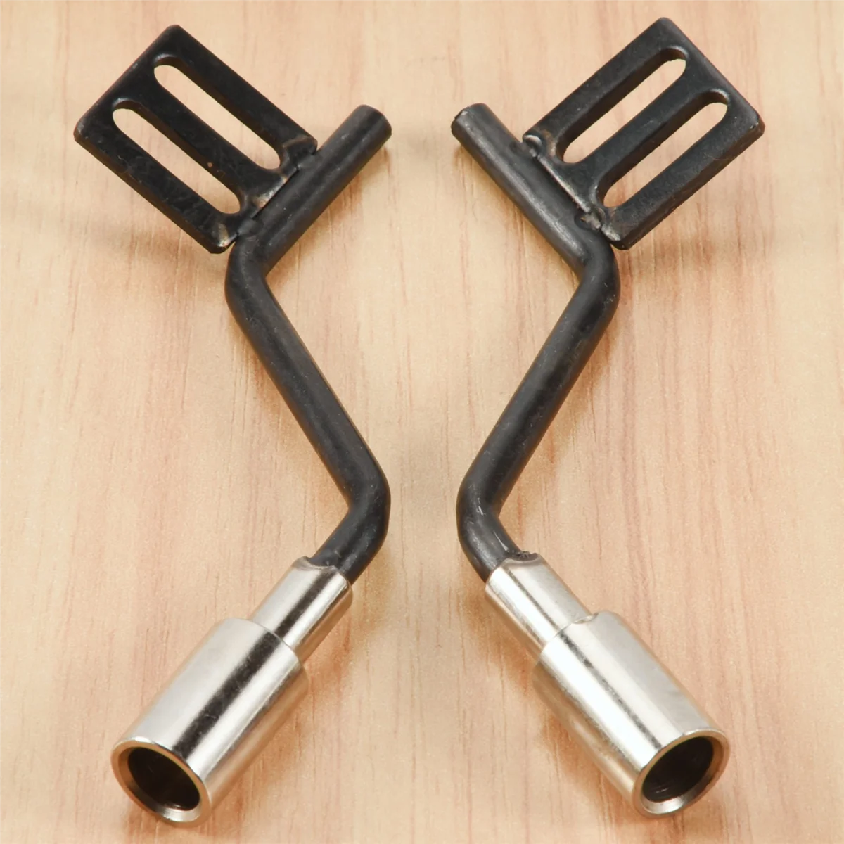 Tubo de escape de simulación de Metal de BAAA-1Pair, ventilación de Gas para Traxxas Trx4 Defender Ford Bronco SCX10 Rc, piezas de coche, colector de escape