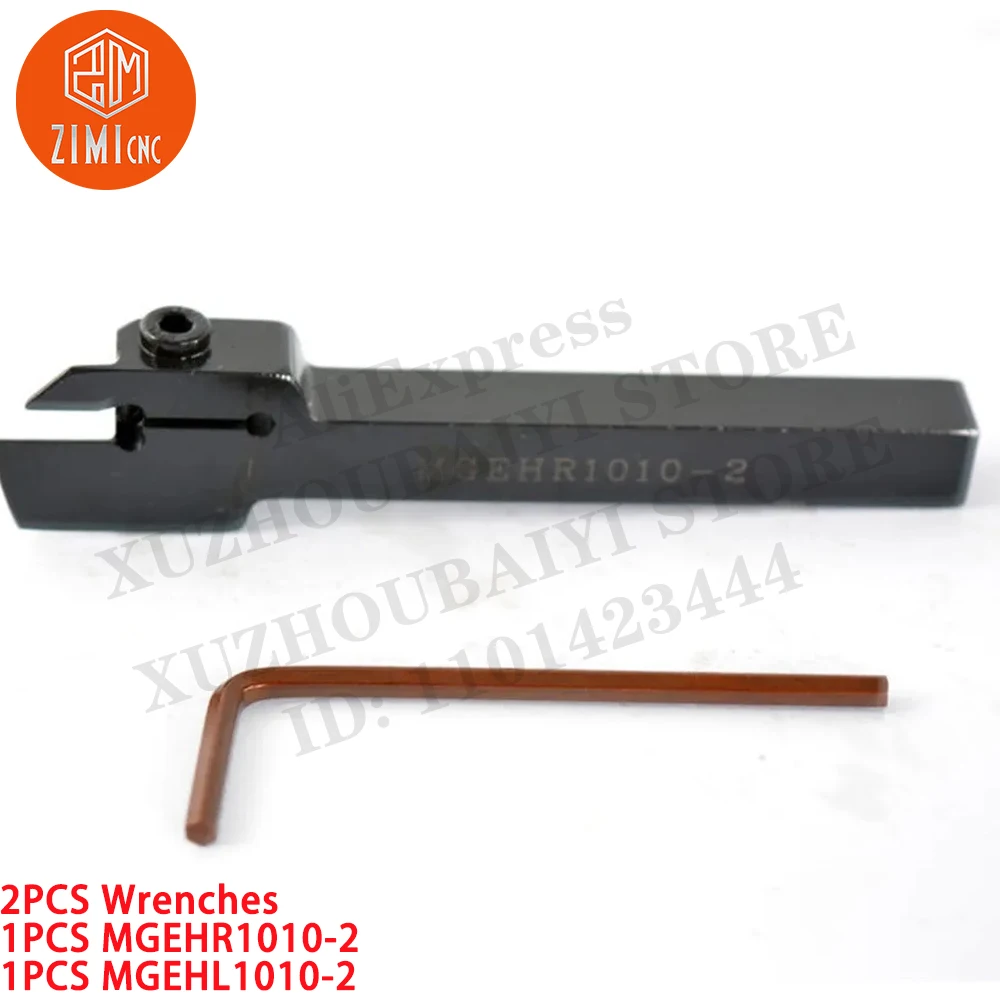 1PCS MGEHR1010-2 +1PC MGEHL1010-2 Lathe Turning Tool holder grooving cutting holder mechanical cutting tool metal lathe CNC tool