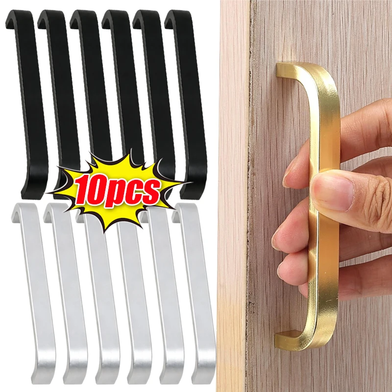 10/1PCS Heavy Duty Cabinet Handles Aluminum Alloy Mounting Cupboards Drawer Door Pulls Knobs Home Furniture Hardware Accessories