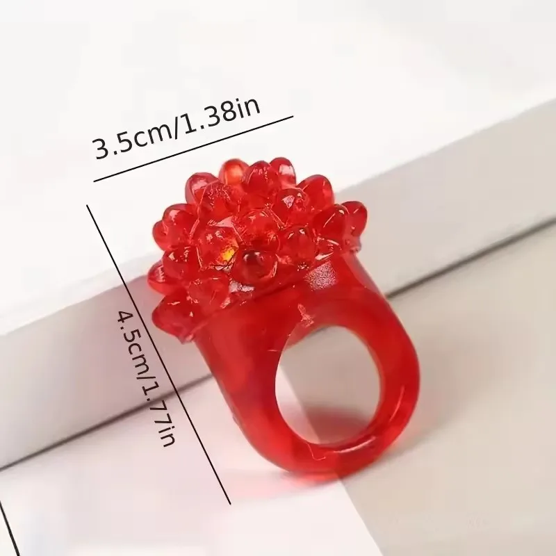 10/20/50pcs Glowing Rings LED Light Up Luminous Rings Party Favor Toys Flash Led Lights Glow In The Dark Party Supplies view 6