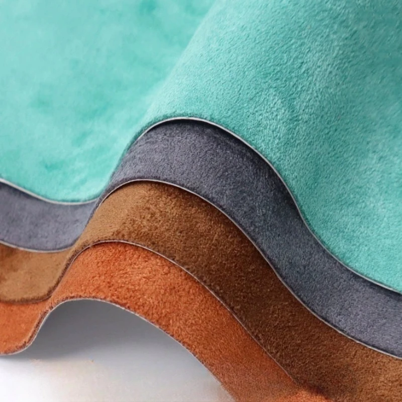 Self Adhesive Suede Velvet Fabric Four Way Stretch Interior Renovation AB Pillar Center Console Sofa Repair Patch Cloth