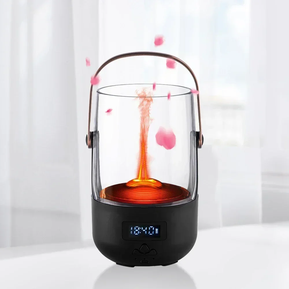 

Cozy Nights Redefined 200ML Vintage Flame Diffuser with Programmable Aromatherapy & Safety Auto-Off