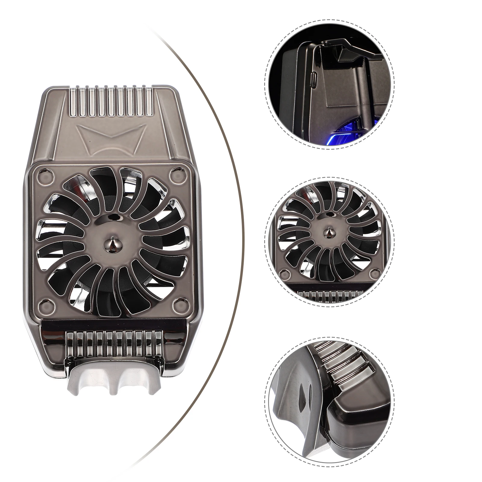 

Rechargeable Portable Mobile Phone Fan Mobile Phone Radiator Radiator USB Fan Cooling Accessories Set Smartphone
