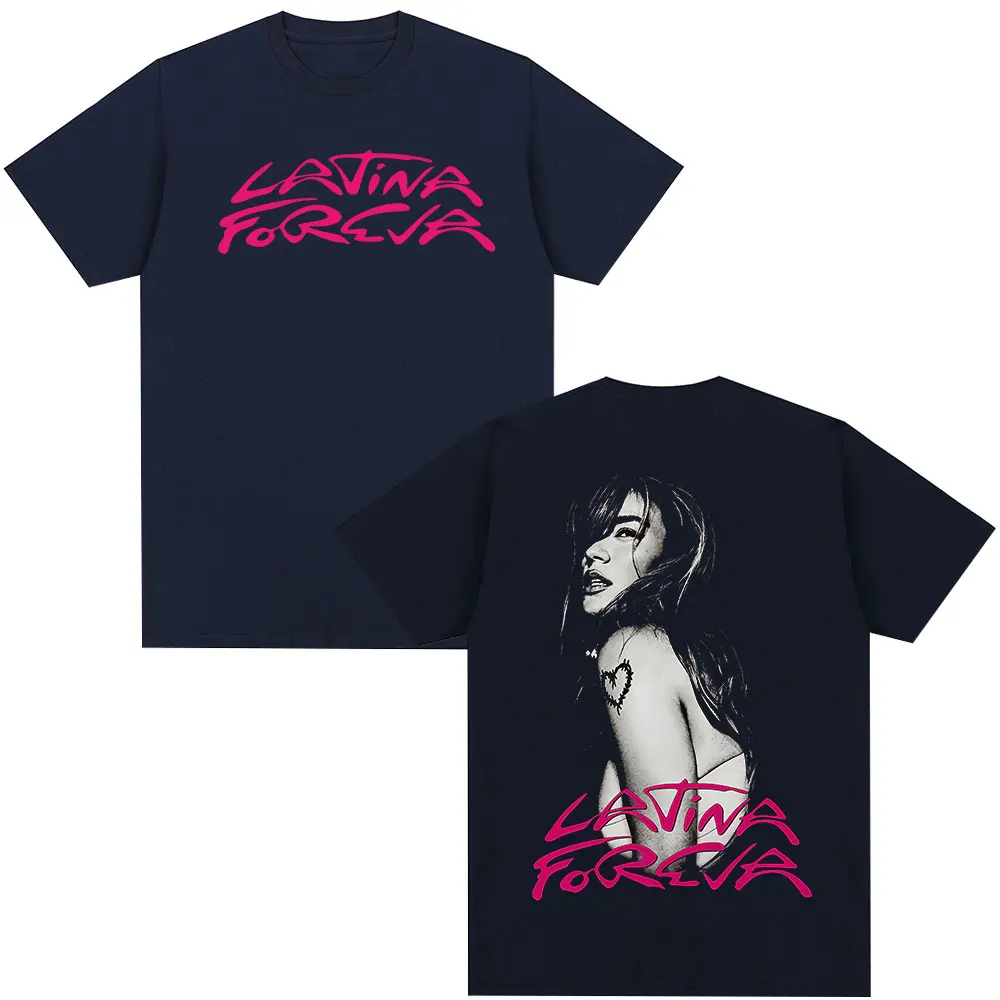 Karol G Tropicoqueta Latina Foreva 2025 ألبوم تي شيرت الرجال النساء موضة Harajuku تي شيرت عادية القطن تي شيرت بلايز الشارع الشهير #3