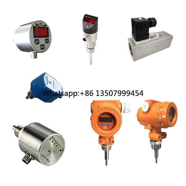 New Generation Digital Water Flow Meter with Low-Flow Electric Control Alarm Liquid Flow Switch for Gas Air Oil OEM Customizable
