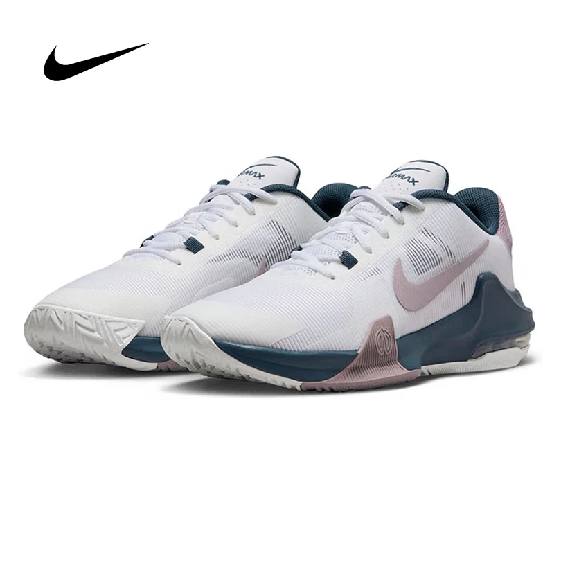 

Мужские кроссовки Nike Air Max Impact 4 с низким верхом и воздушной подушкой, баскетбольные, для бега, повседневные, спортивные DM1124-102