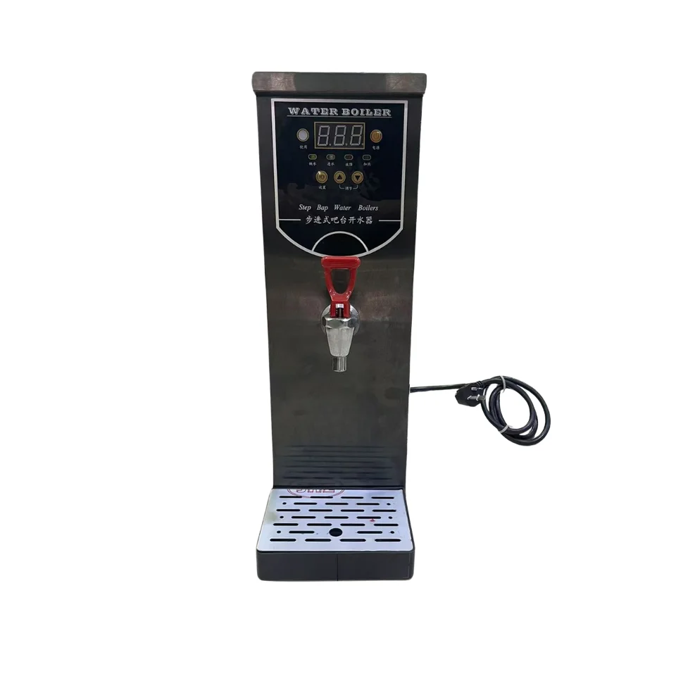 موزع مياه كهربائي بدرجة حرارة ثابتة لسطح المكتب من الفولاذ المقاوم للصدأ سعة 8 لتر للاستخدام في الفندق/التجاري