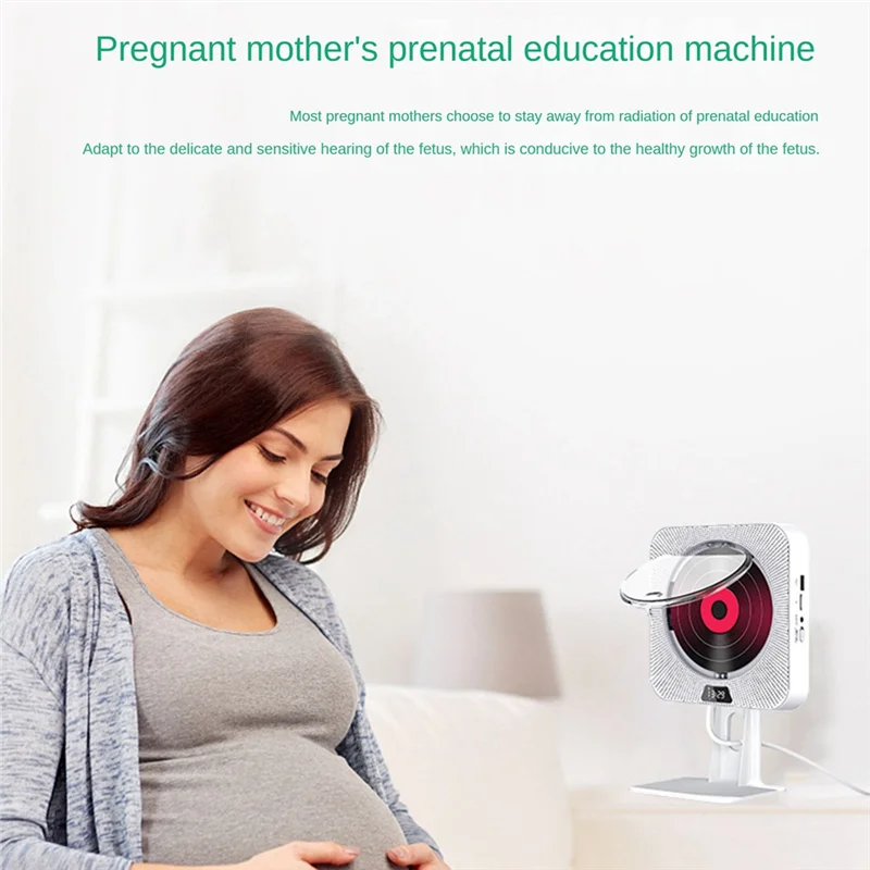 ポータブル CD プレーヤー Bluetooth CD スピーカーデジタルディスプレイステレオスピーカー壁掛け音楽プレーヤー学生用