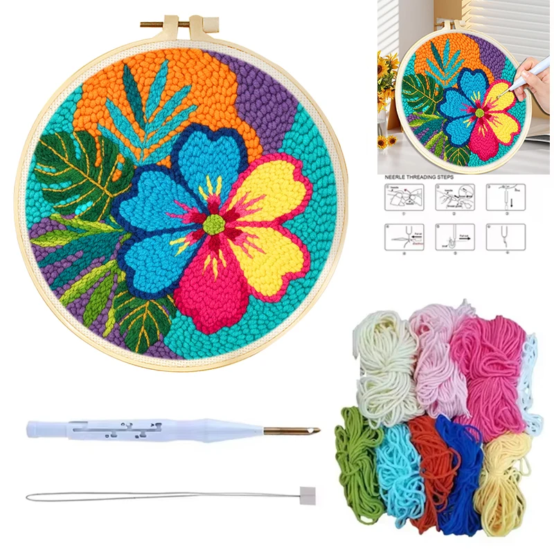 Kits de broderie au poinçon fl - Punch Needle Handle avis et prix