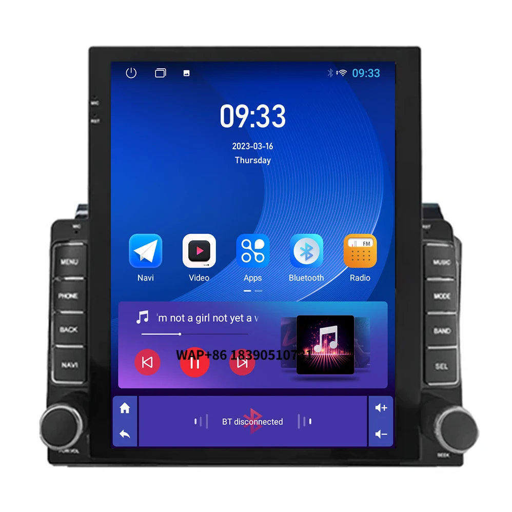 

9.7'' Inch Android Car Radio for Fiat Ducato Jumper Boxer 2006-2018 Dvd Vertical Screen Stereo Navigation Multimedia