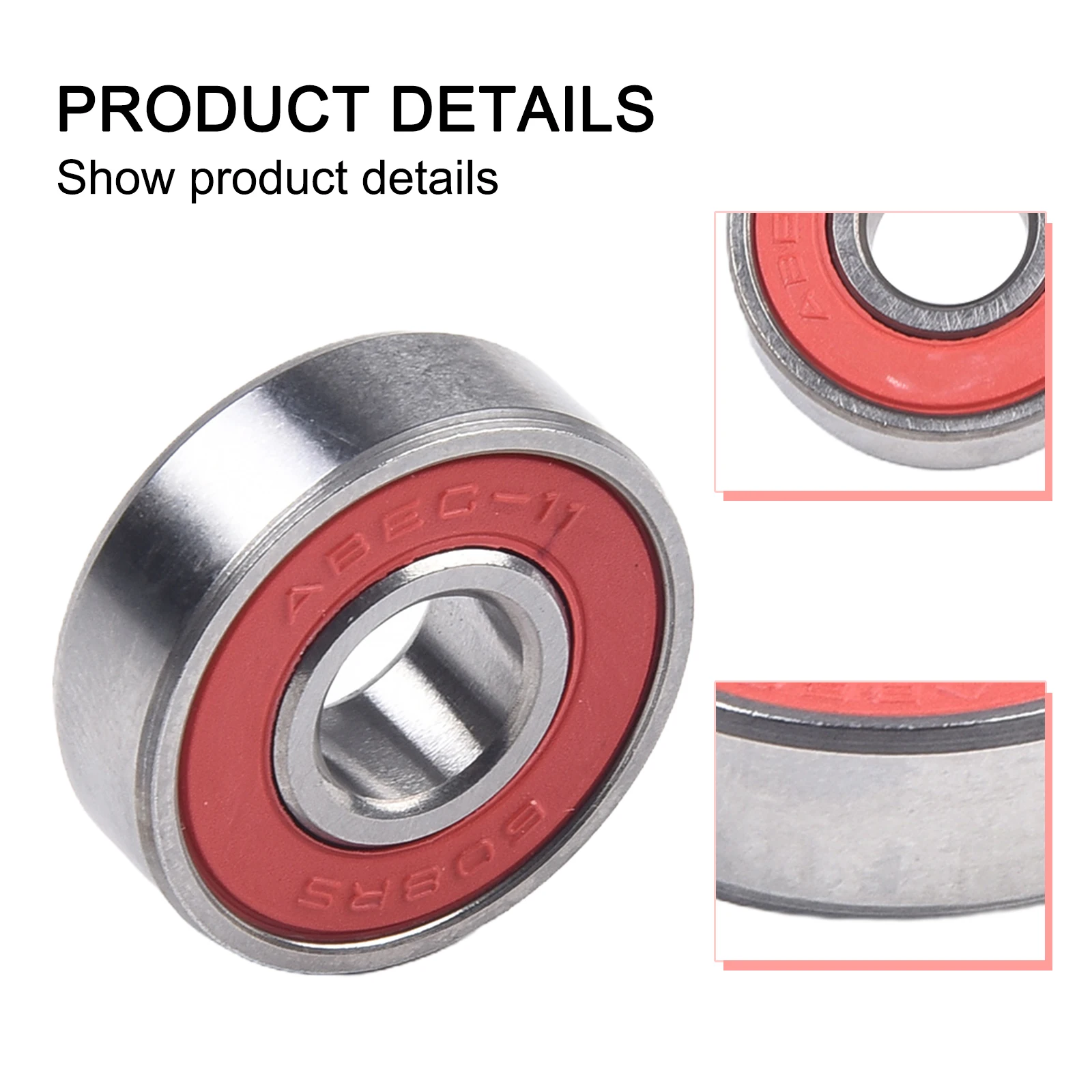 8Pcs ABEC-11 608 Skateboard Bearings High Speed Roller Skate Scooter Wheel Bearing Low Noise Steel Skate Board  Accessories