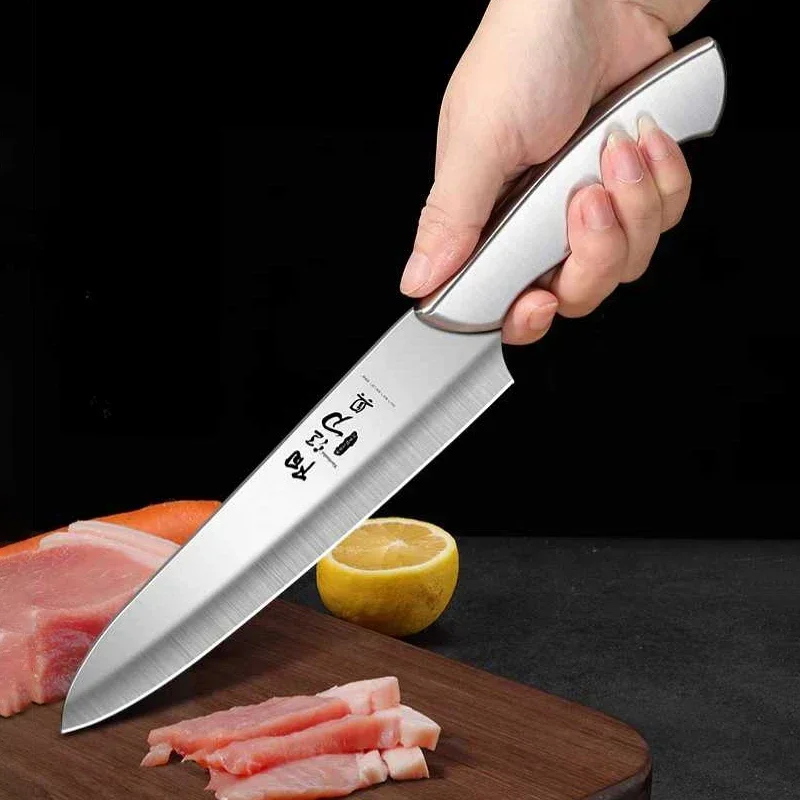 New steel handle chef knife sharp multi-purpose high-end Fruit knife knifestainless steel knives household kitchen knives