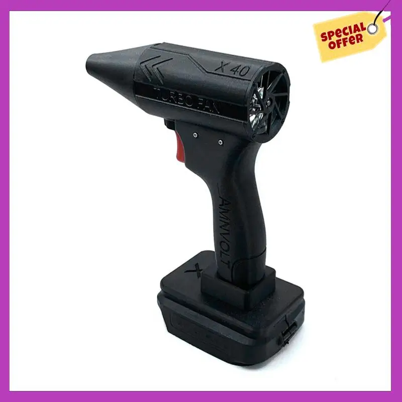 HFIL-Handheld Car Hair Dryer Cleaning Violent Air Gun Jet Fan Version Storm Turbo Fan