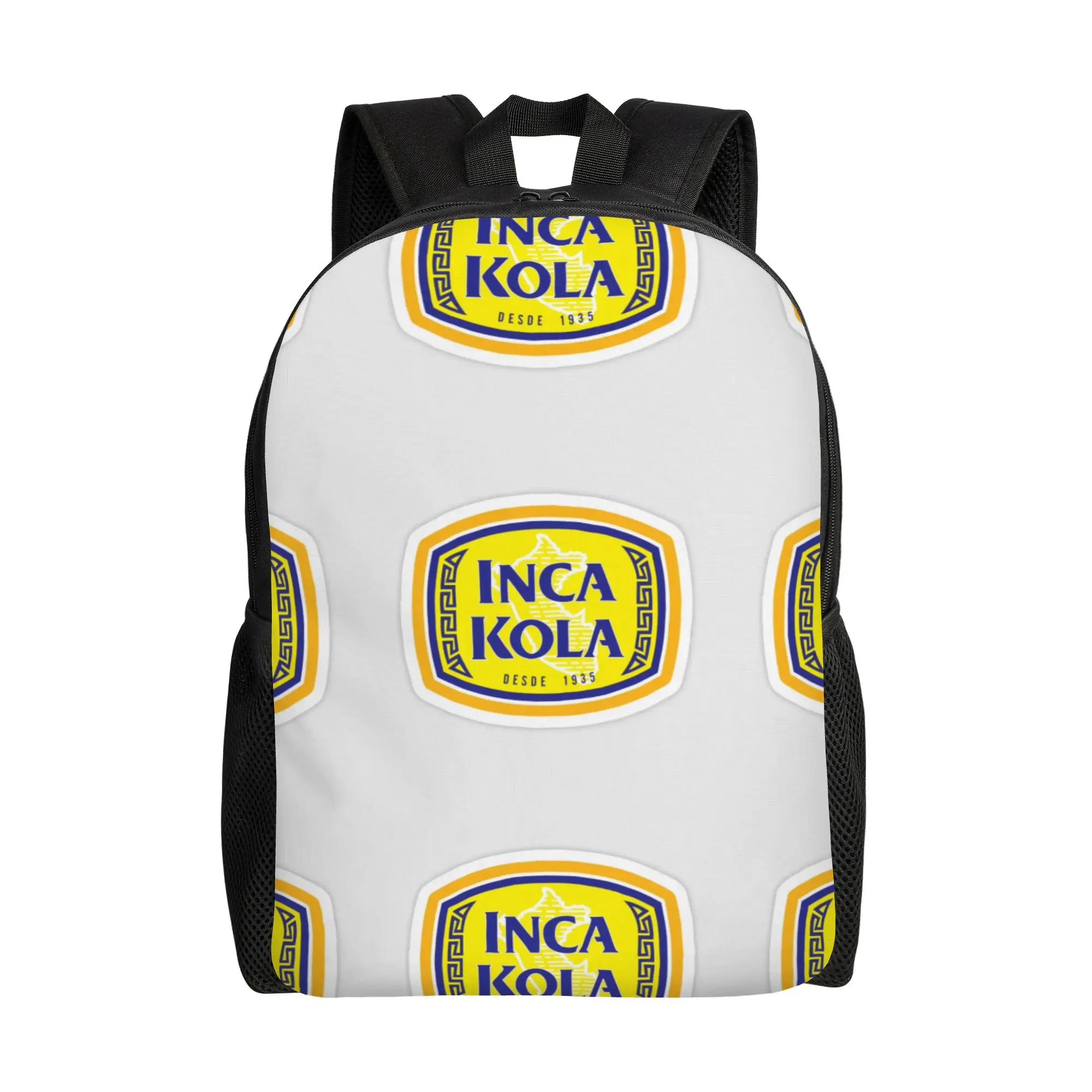 

Наклейка iInca Kola Desde 1935. Рюкзак iInca Kola для мужчин, вместительная сумка для ноутбука на каждый день, к началу учебного года.