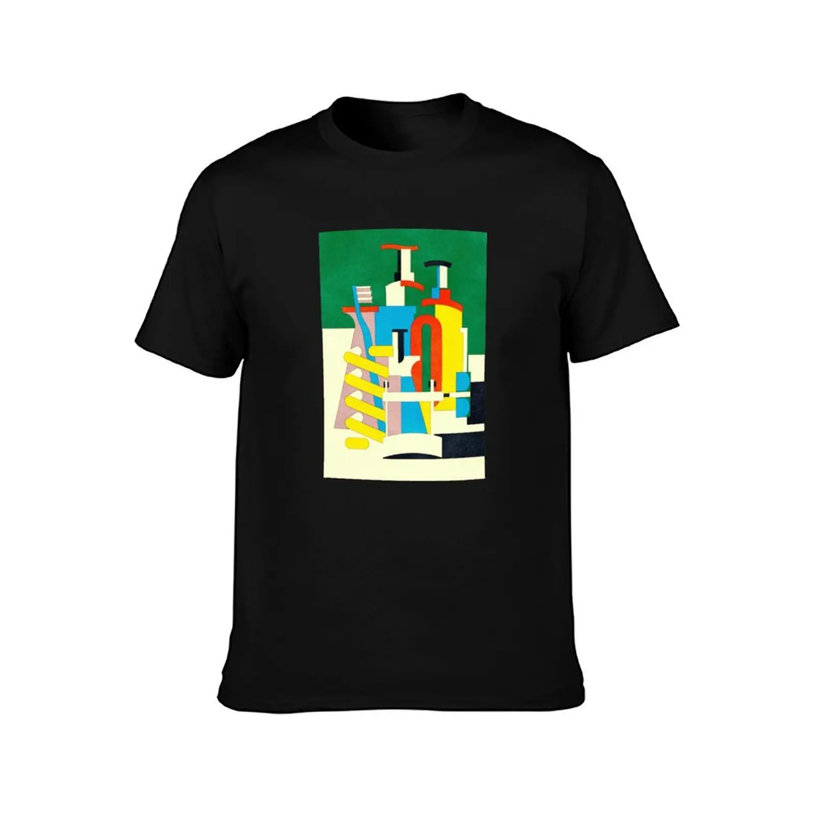 Brush and paste T-Shirt Work Casual Loose Fit T-Shirt