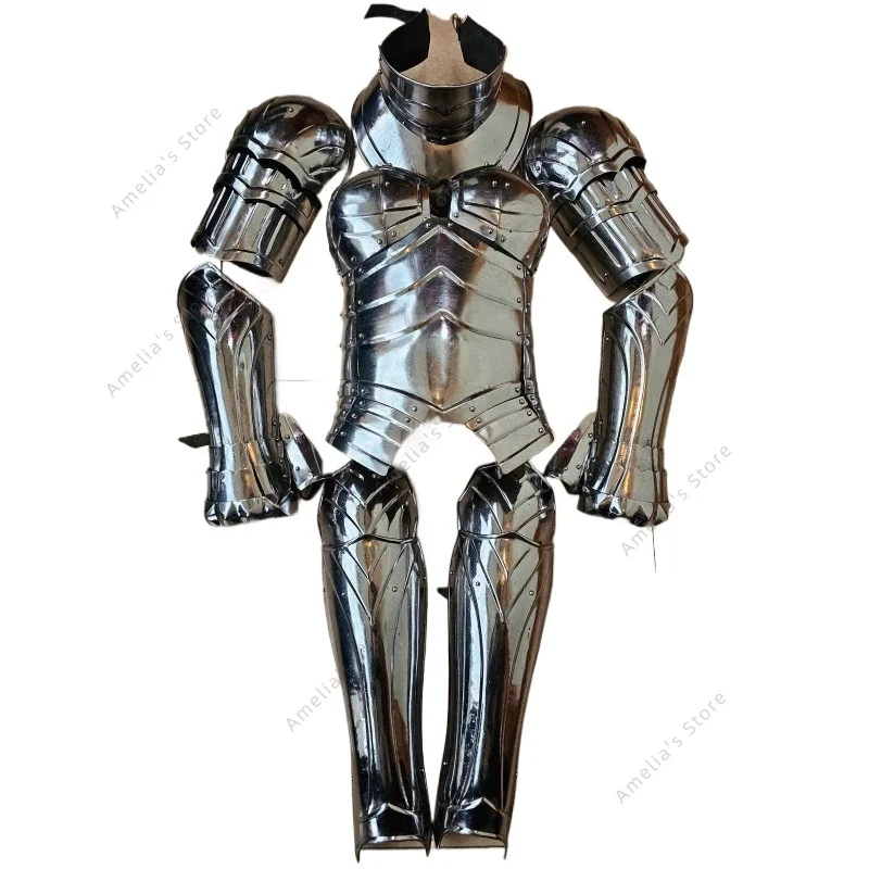 Fantasy Female Knight Armor Set Queen Full Body Plate Armor Cosplay Wearable Steel Armor Medieval Lady Warrior Suit Stage Prop