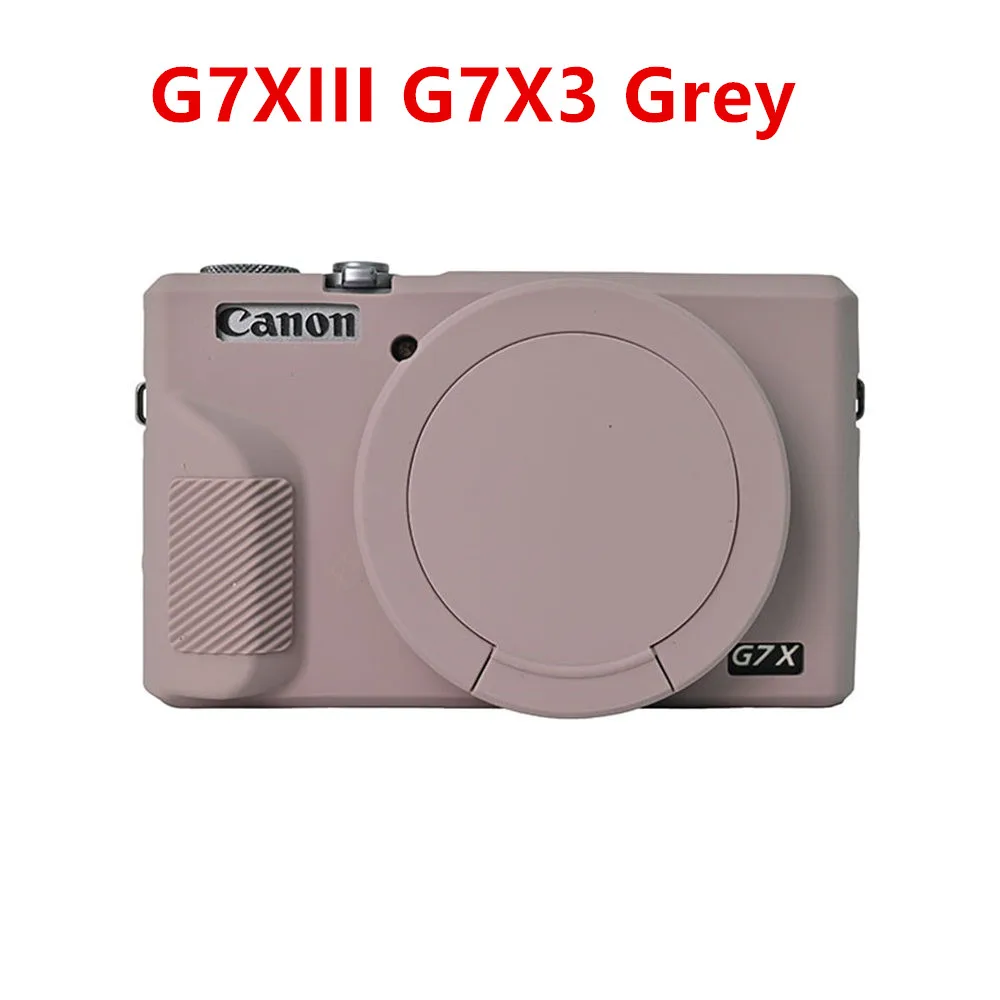 Soft Rubber Silicone Case for Canon PowerShot G7X Mark II III