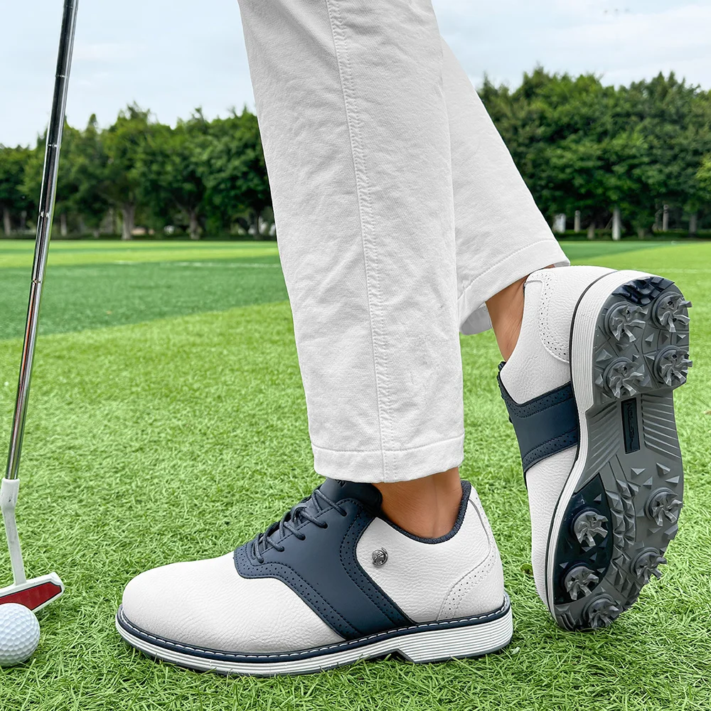 Odborný pánské golf boty, pánské outdoorové moderní ležérní fitness boty, pánské anti zástrčka dráp boty, průběh sportovní boty