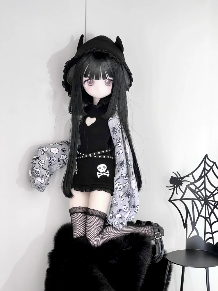 

Набор черной юбки для куклы BJD для 1/4 MDD MSD, аксессуары для кукол, платье, подарок для куклы, одежда «сделай сам» (без кукол)
