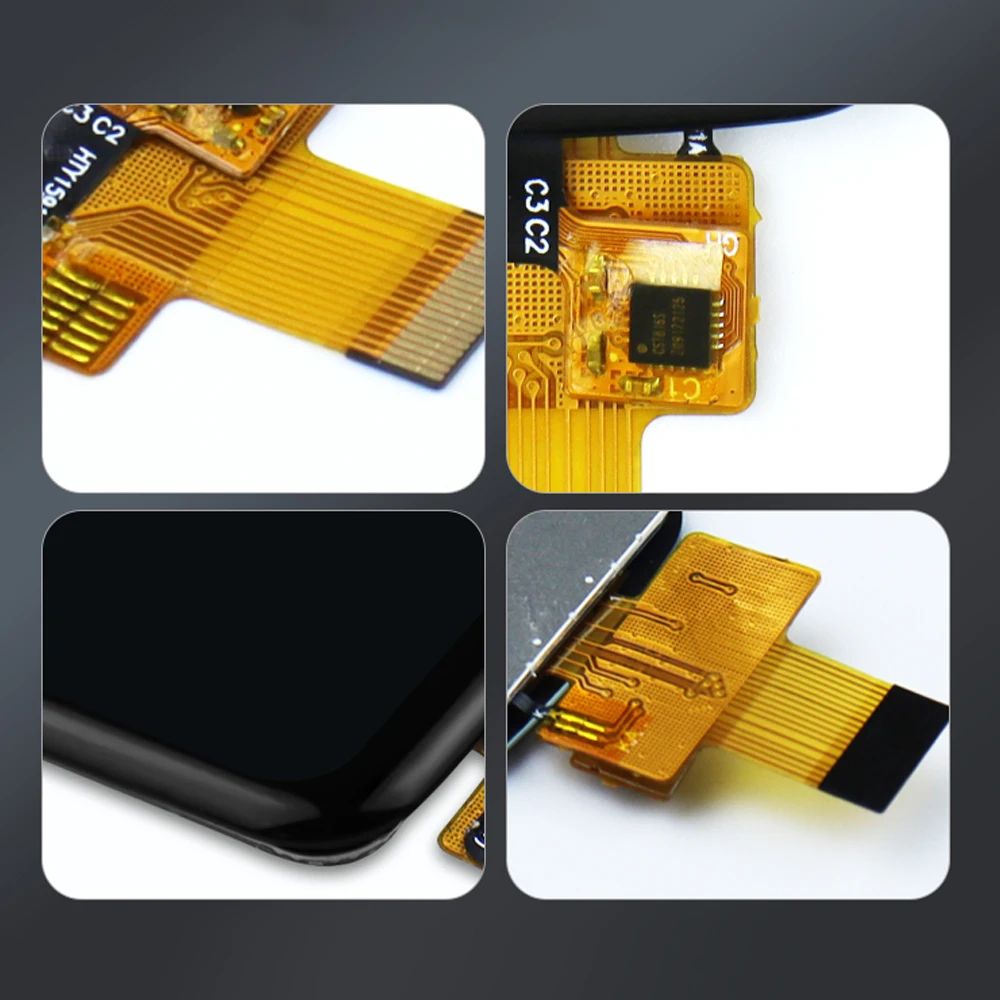 1.69 بوصة TFT وحدة LCD 240RGB * 280 4-Line SPI واجهة IPS مع اللمس بالسعة ST7789V سائق 18PIN P169H002-CTP