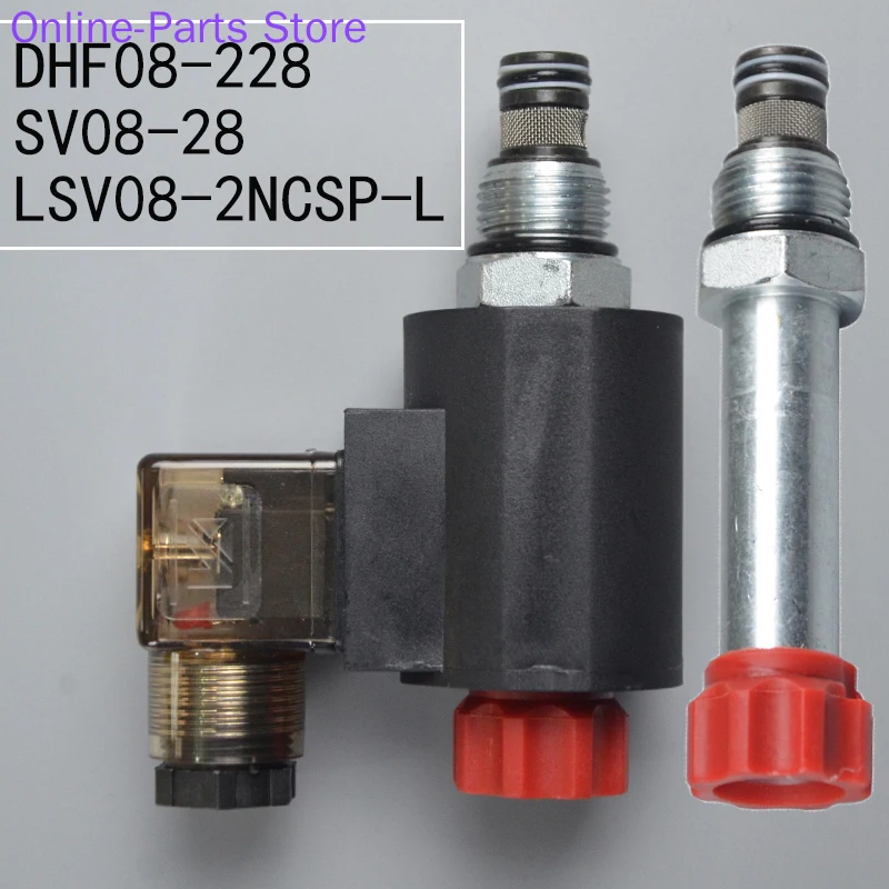 

Two Position Two-way DHF08-228 Bidirectional Stop Return Electromagnetic Hydraulic Plug-in Directional Valve SV08-28 2NCSP