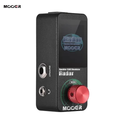 MOOER Radar Simulator Guitar Effect Pedal 30 Speaker Cab Cabinet Models 11 Mic Models 36 User Presets Customizable EQ stage