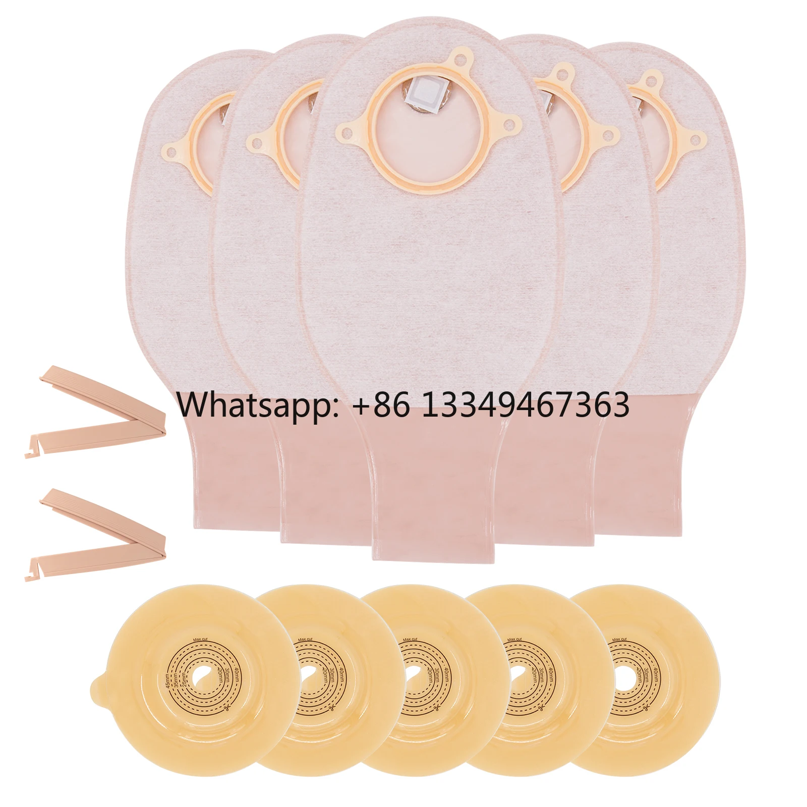 

Best price Manufacture Medical Disposable Ostomy Bag Two Pieces Colostomy Bag Reusable Stoma Colostomy Bags Ostomy Drainable Po