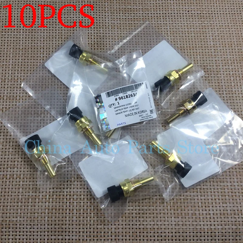 

10PCS Water Coolant Temperature Sensor For Buick Allure Cadillac Daewoo Escalade Hummer H2 H3 Pontiac GMC 96182634