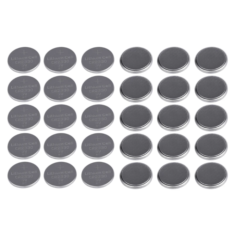 Батарея таблеточного типа CR2330 большой емкости 3 В для автомобильного брелока Несколько количеств Батарея типа «таблетка»