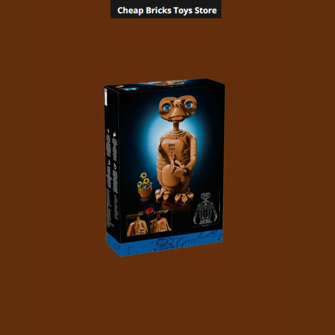 1226pcs Posable Extraterrestrial Display Model Christmas Toy for Family Decor Gift In Stock Vintage Alien Bricks Building Blocks