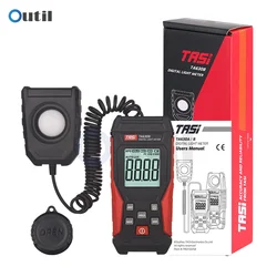 TASI TA630 Luxometer Professional Lux Meter Handheld Light Meter High Accuracy Luxmeter 0.1-200000LUX Illuminometer Photometer