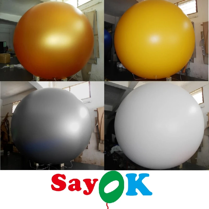 2m Dia. Pvc Inflatable Helium Balloon Inflatable Advertising Hanging Helium Balloon For Festivals Event Party Decor