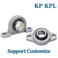 Bore Ball Bearing Pillow Block Mounted Support Zinc Alloy Diameter 8mm - 30mm KFL08 KFL000 KFL001 KP08 Steel Support Customize