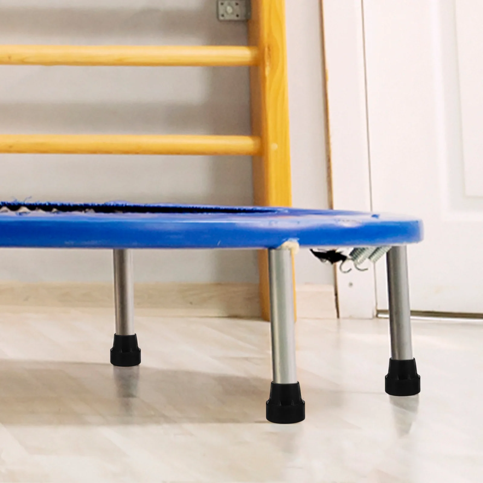 

4Pcs Trampoline Rubber Foot Pads Stable Shock Absorbing Foot Covers Non Slip Replacement Leg Caps Parts Ladder End Caps