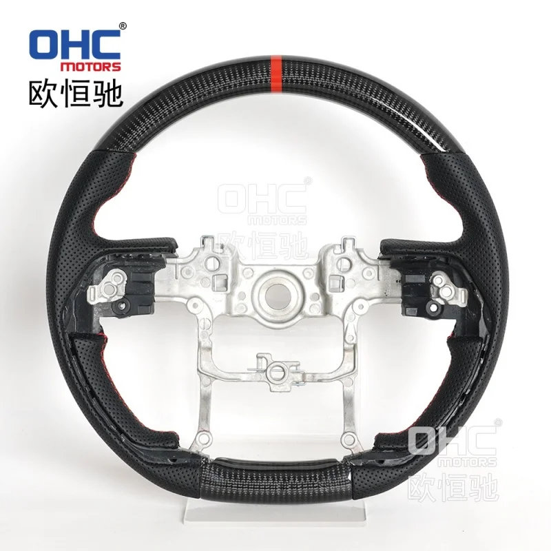 For Toyota Tundra models 22-24, steering wheelFor car modification and upgrade, sporty carbon fiber pickup truck