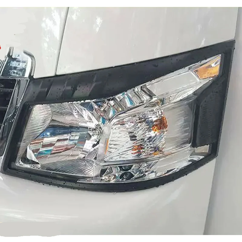 ABS Chrome Headlight Cover Head Light Covers Trim For Nissan NV350 Urvan Caravan E26 2016 2017 2018 Accessories Head Lamp Hoods