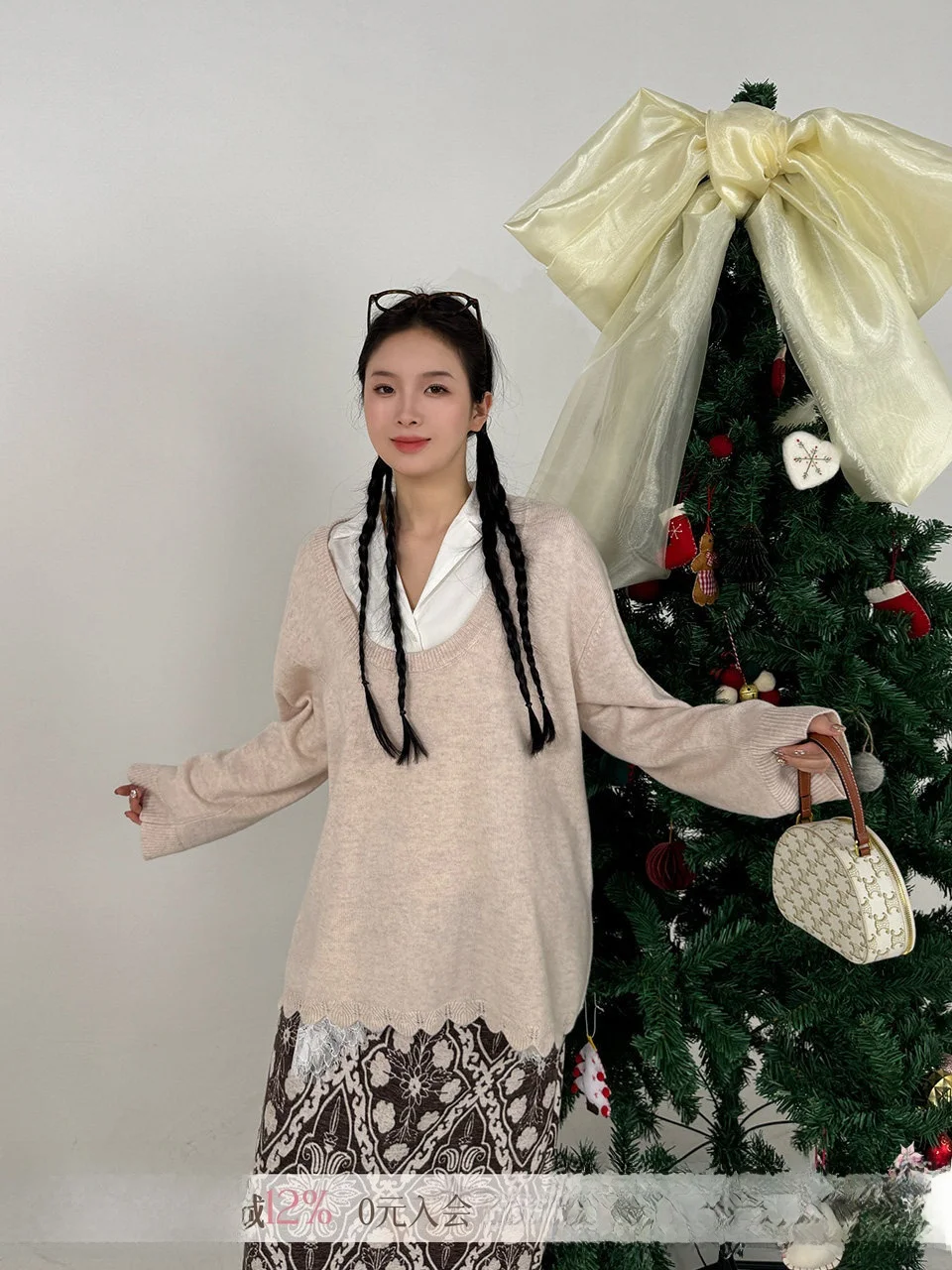 

Очень большой свитер с V-образным вырезом, бренд 3VIKTORIACHAN DEARSOCUTE, ручная работа, женский, свободный крой, из шерстяной смеси с кашемиром, вязаный.