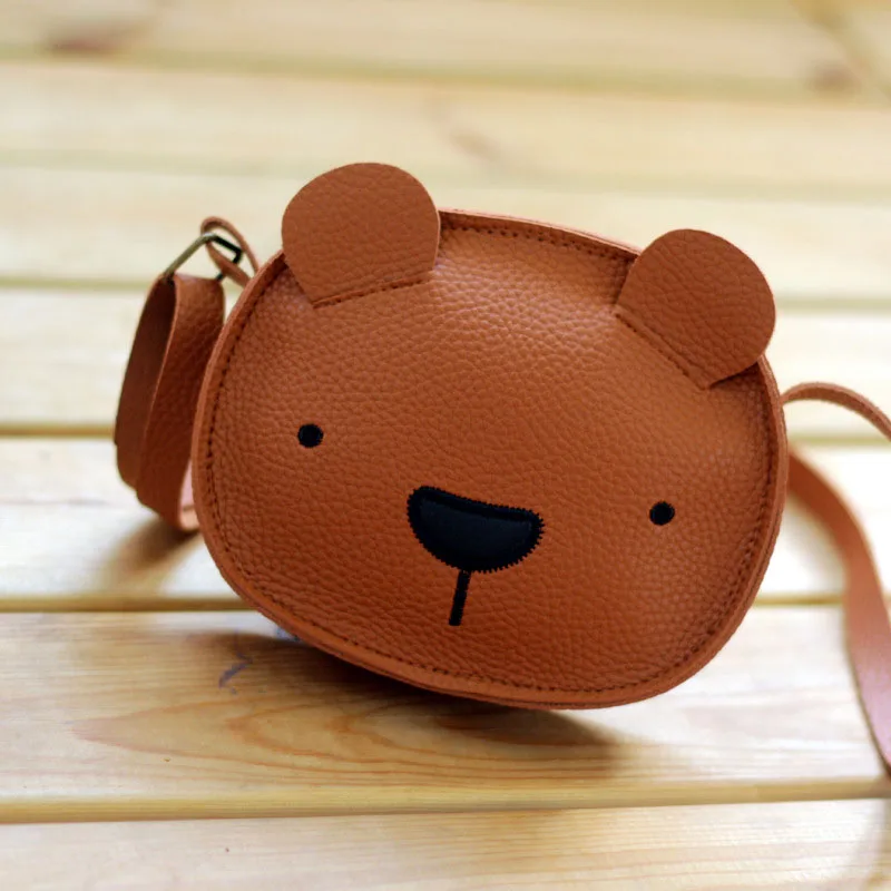 2024 New Kids Messenger Bag Girls Cartoon Bear Single Shoulder Small Bag Children Cute Koala Satchel