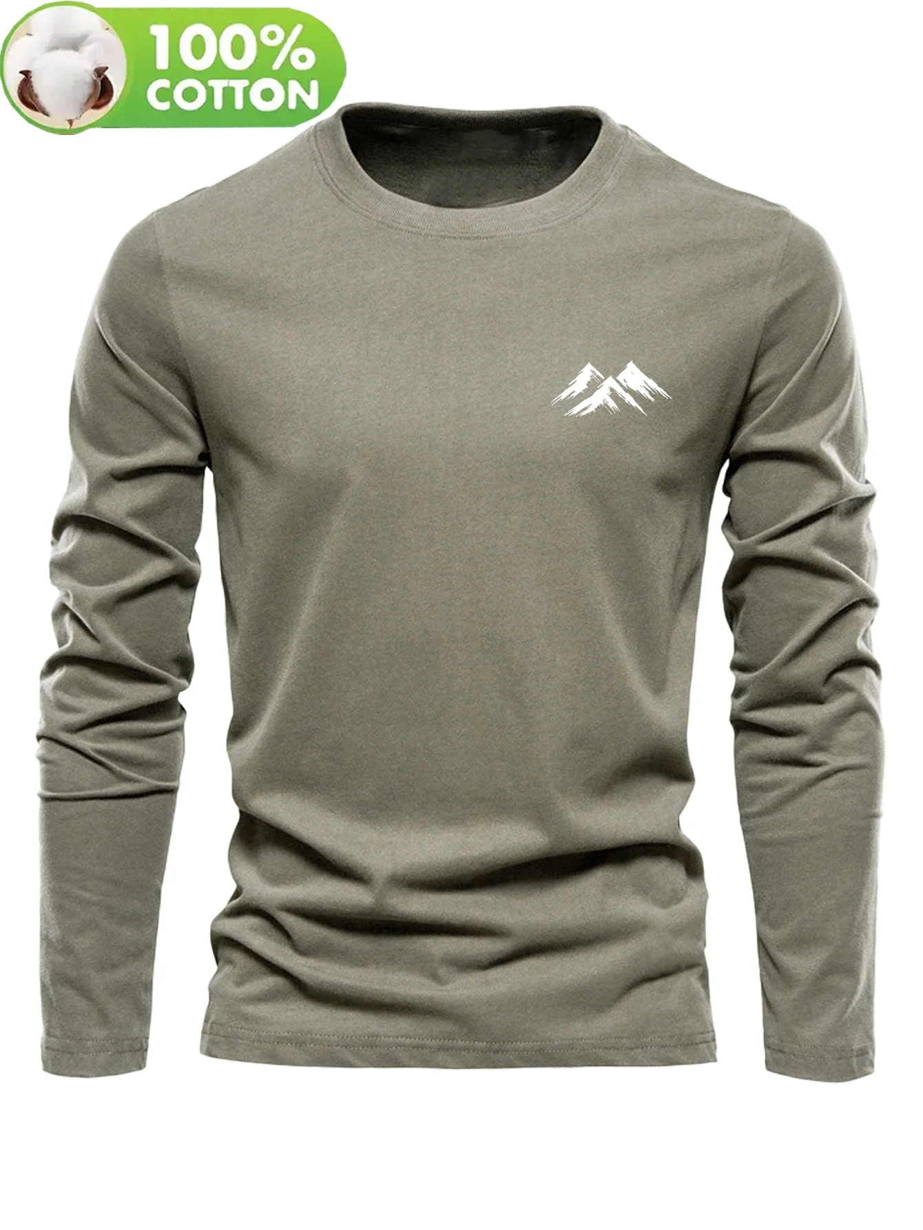 Men's 100% pure cotton loose and comfortable casual sports s