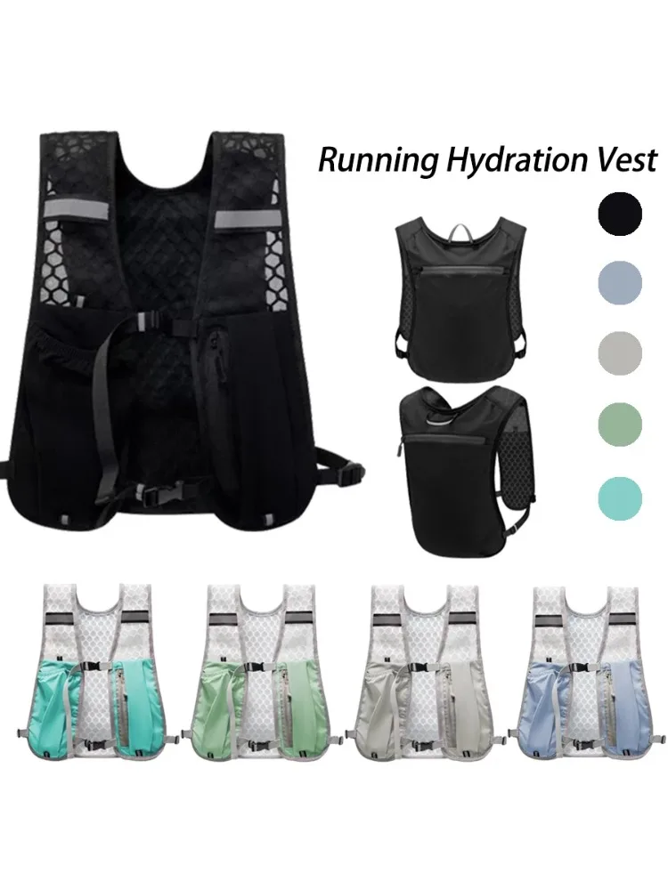 AliExpress NONE Running Hydration Vest Backpack for Hiking Cycling Marathon Lightweight Water Chest Pack With Phone Storage Pocket