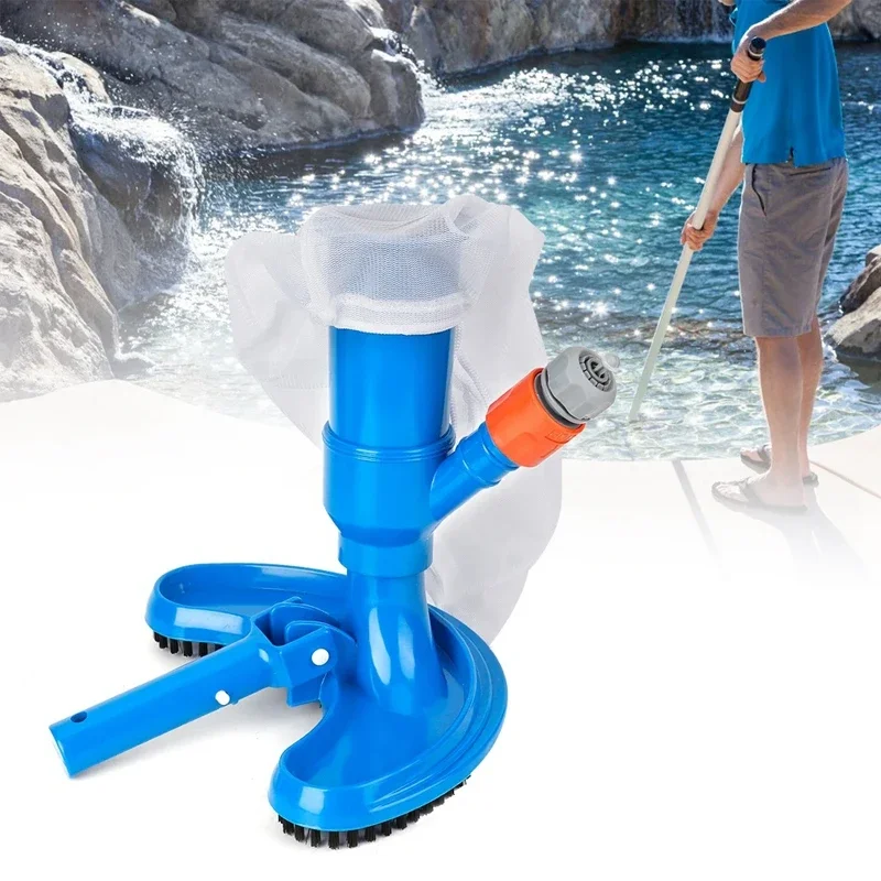 Portable Swimming Pool Cleaning Tool Kit with 5 Section Pole Pool Spa Jet Vacuum Cleaner for Above Ground Pool Spa Pond Hot Tub